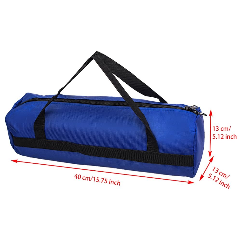 2 Pack Tool Bag with Zipper 15″ Utility Wide Mouth Heavy Duty Tool Storage Ba