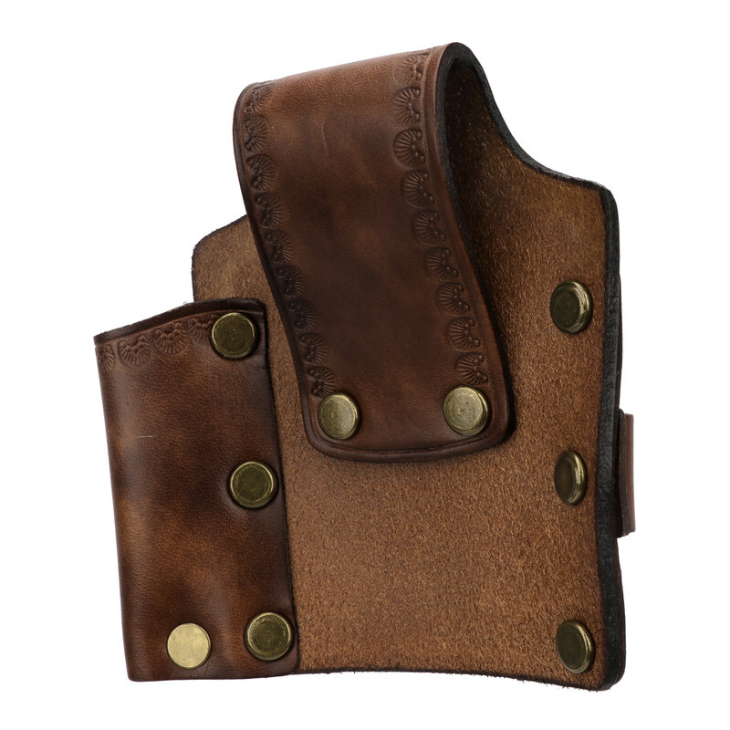 Leather 3-in-1 Tools Belt Pouch Hammer Holster Tape Measure Workshop Holder Case