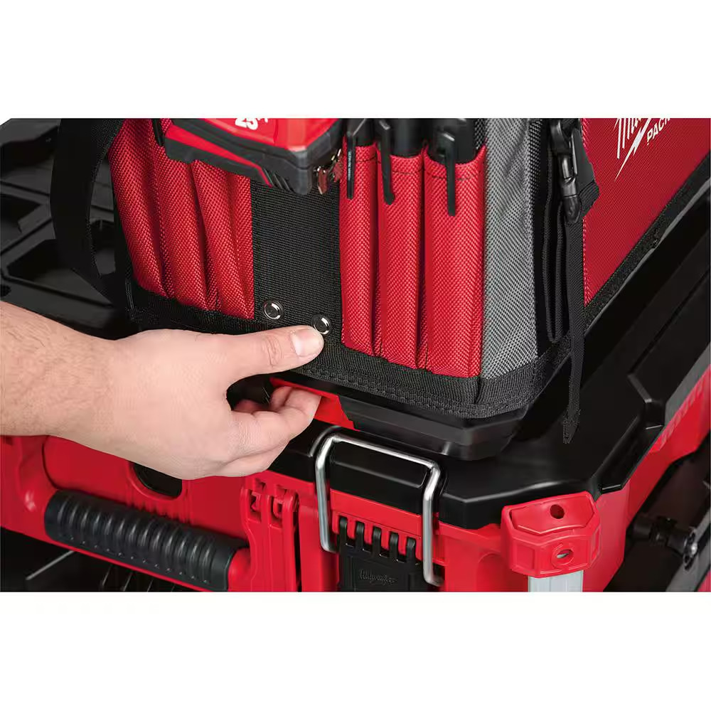 15 In. PACKOUT Tote with Zipper Tool Bags in Multi-Color (3-Pack)