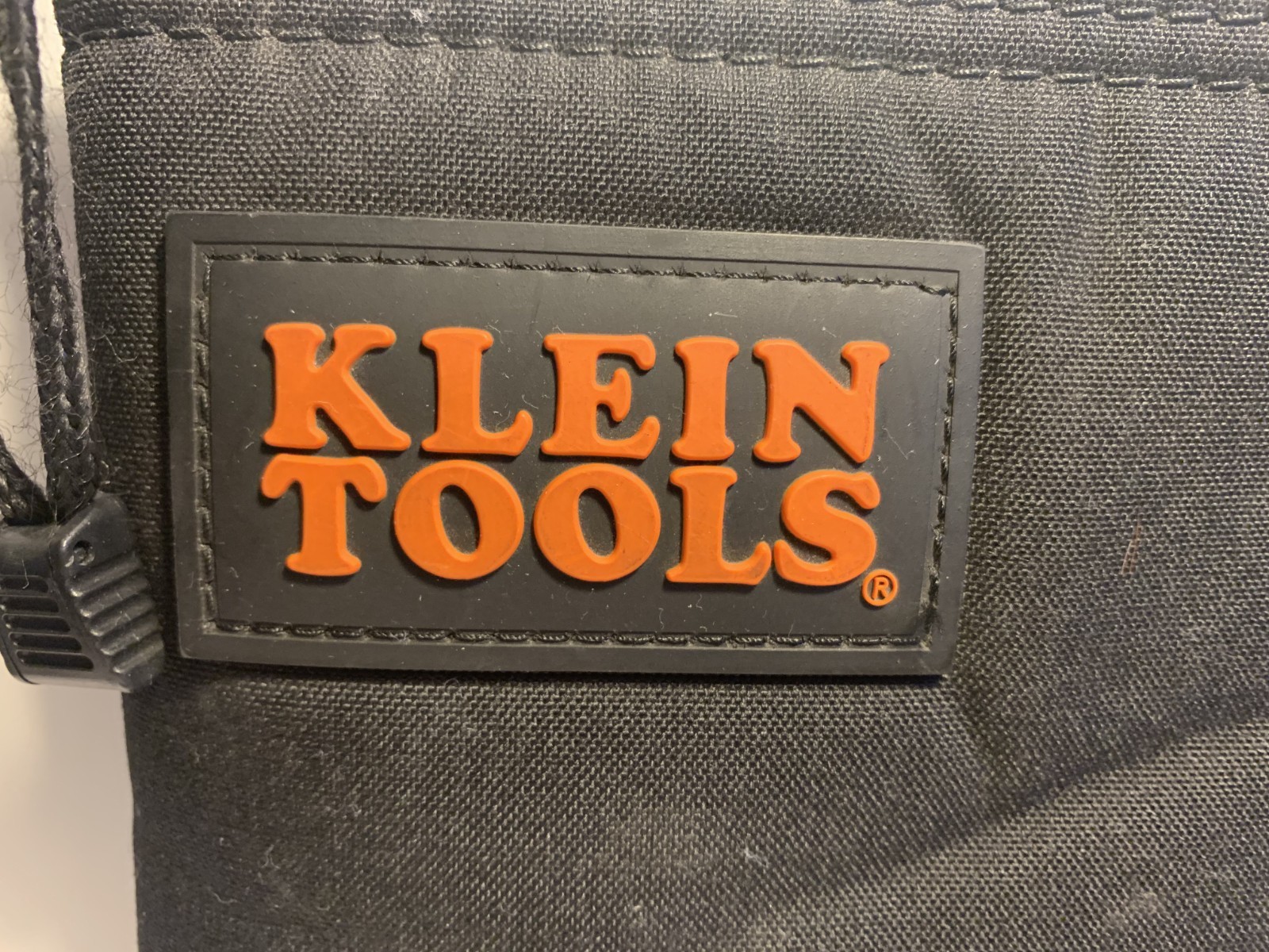 Klein Tools Black Canvas Zipper Tool Bag 5139PAD 12″x 7″ Lined
