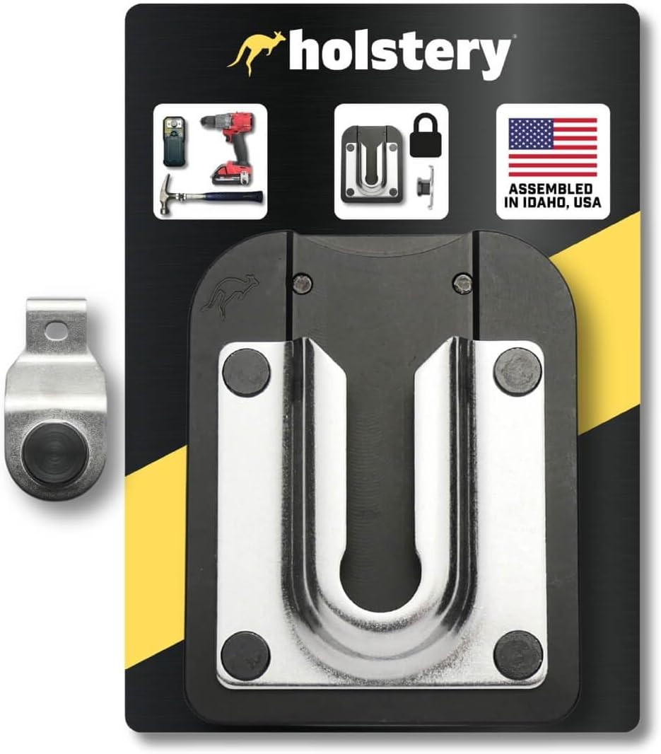 Pinpal Pro | Universal Tool Holster – Gravity Locking Clip-On Tool Belt Holder f