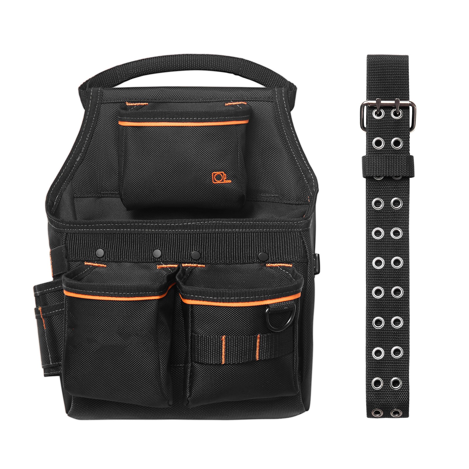 Uimoso Electricians Tool Pouch with Belt, 14-Pocket Organizer for Tools