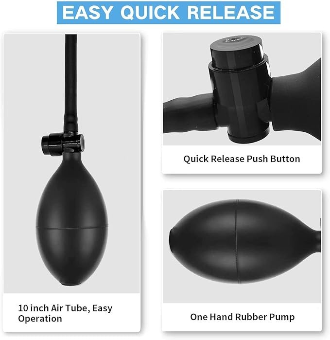 Portable Air Shim Bags 3 Pack Inflatable Pump Tool for Precision Positioning