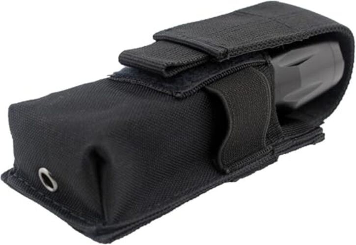 Black Outdoor Flashlight Pouch – Waterproof 600d Nylon Fabric – Waterproof Bag