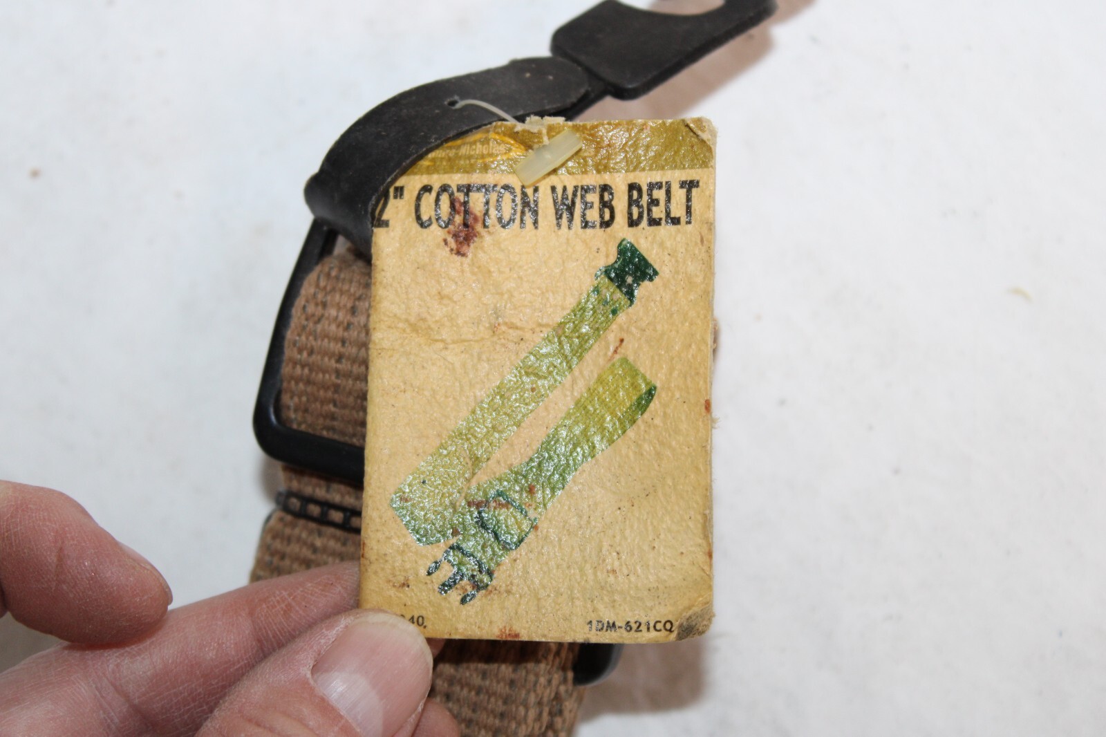 (2) COTTON WEB BELTS – McGuire-Nicholas – Fits to 48″ NEW