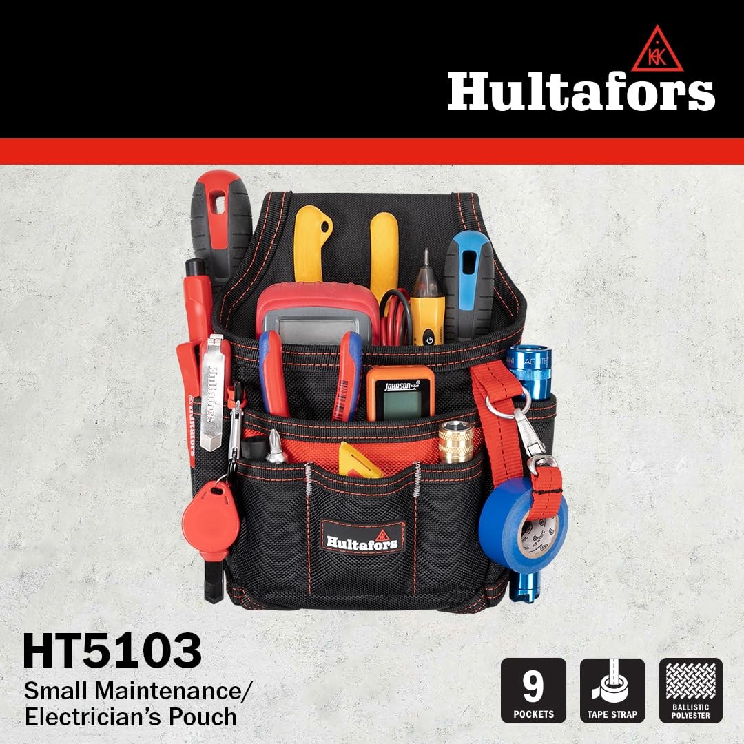 Work Gear Ht5103 Small Maintenance/electricians Pouch Heavy Duty Ballistic Poly