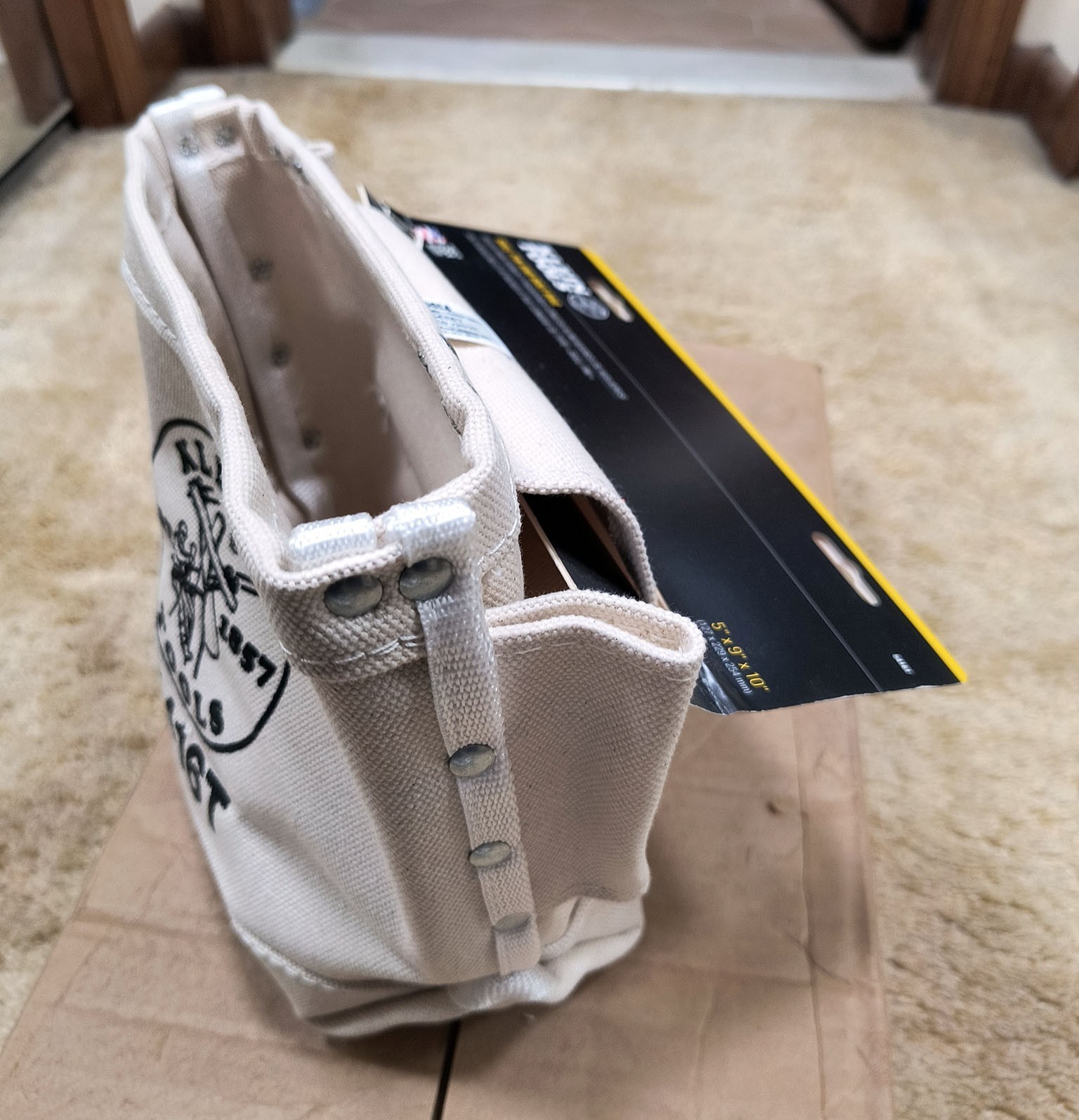Klein Tools Bull Pin/bolt Bag With Tunnel Loop 5416T NEW