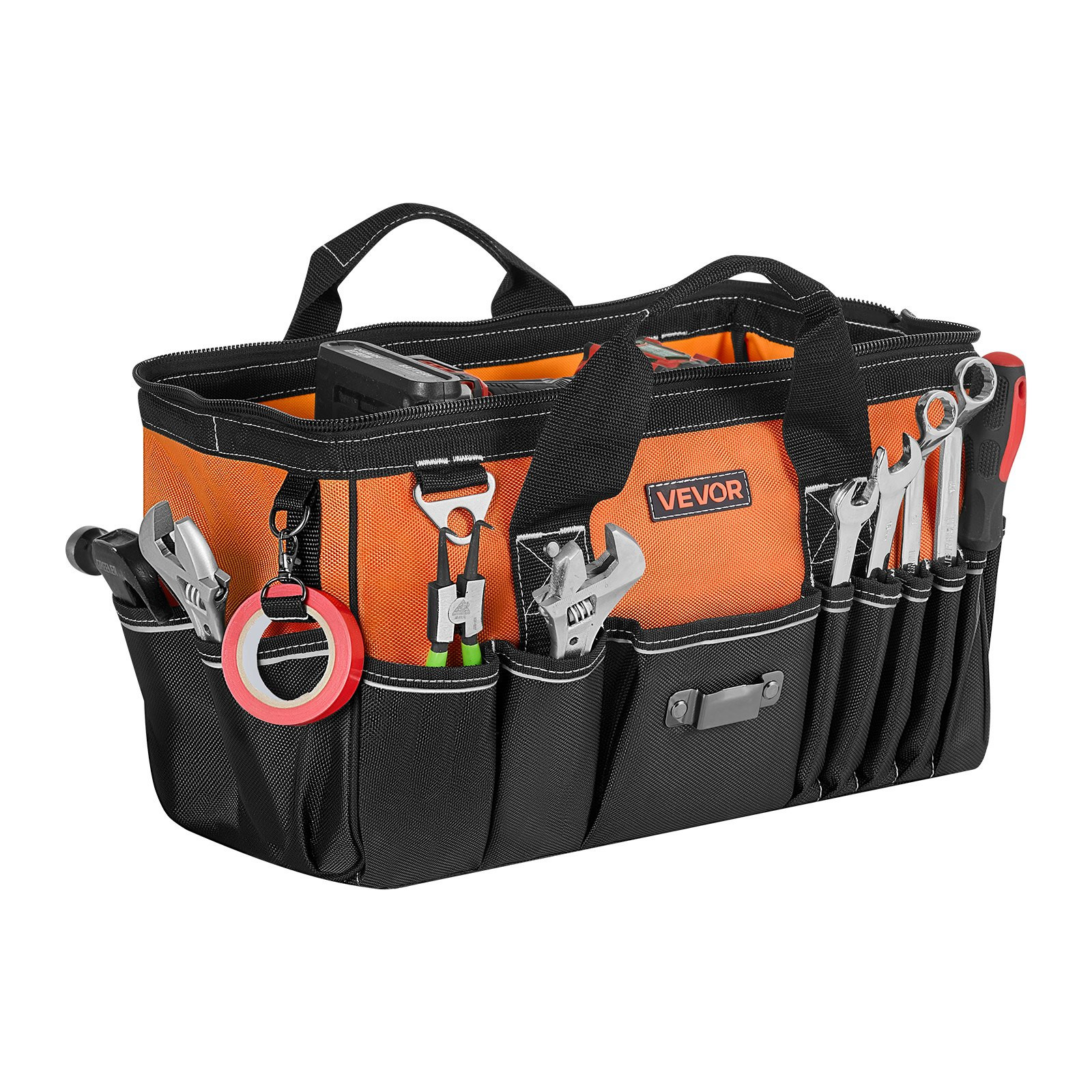 15.7″ Tool Bag 33-Pocket Toolbox Organizer w/ Shoulder Strap