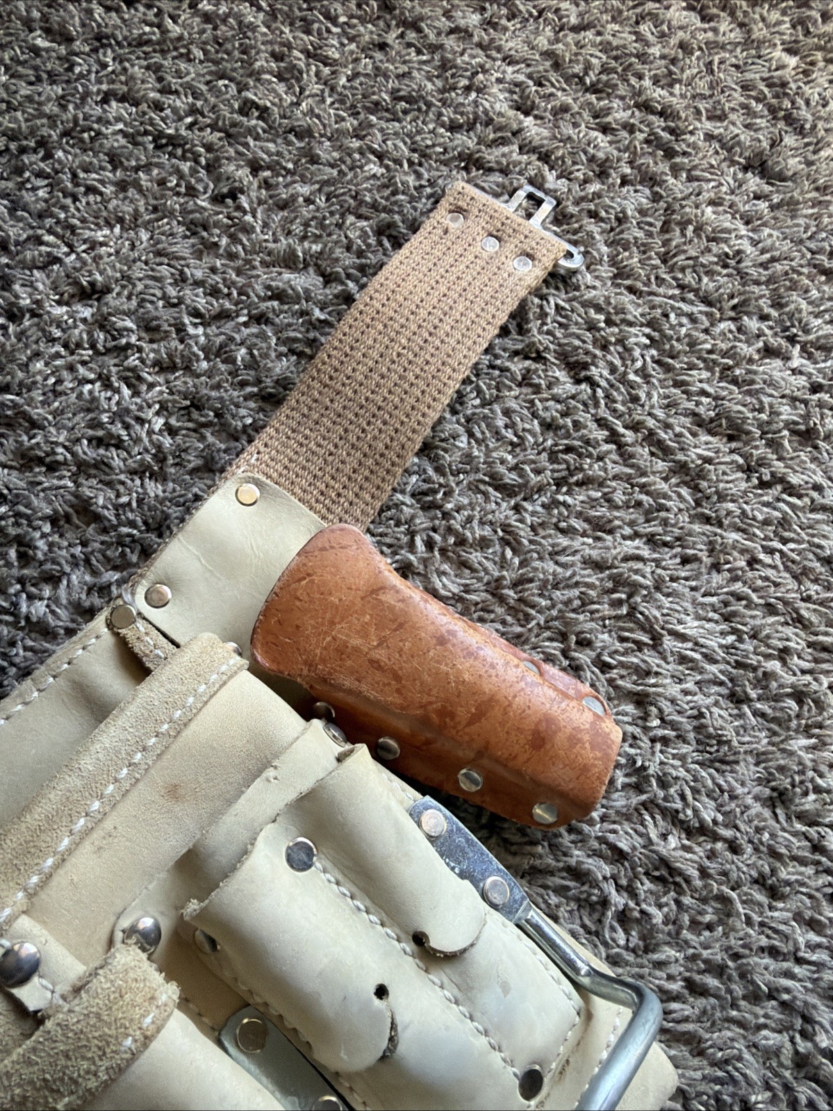 Custom LeatherCraft Carpenters’s Work Apron Tool Belt #174274