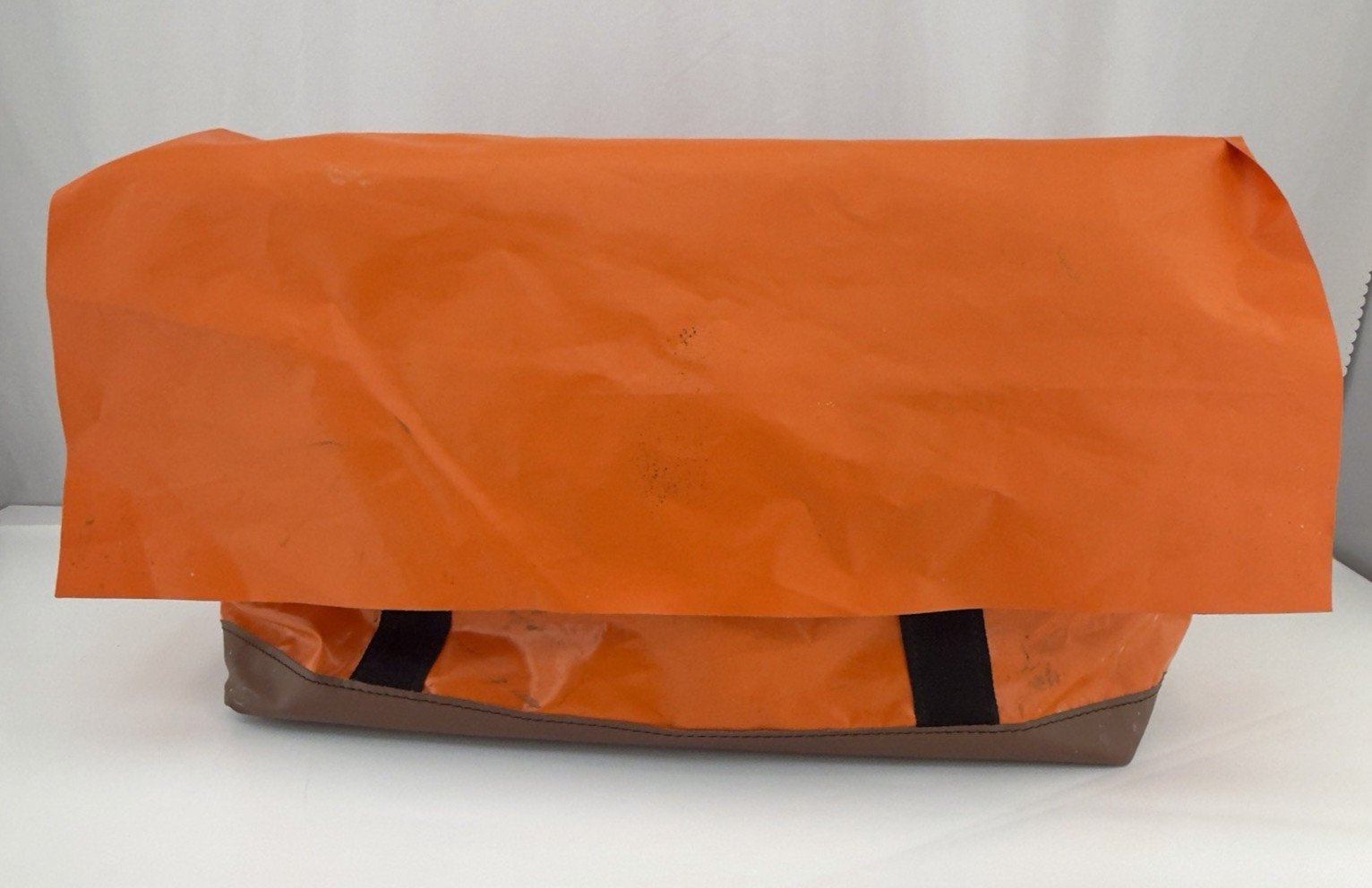 KlKlein 5180 Extra Large Orange Vinyl Equipment Tool Bag USA Made