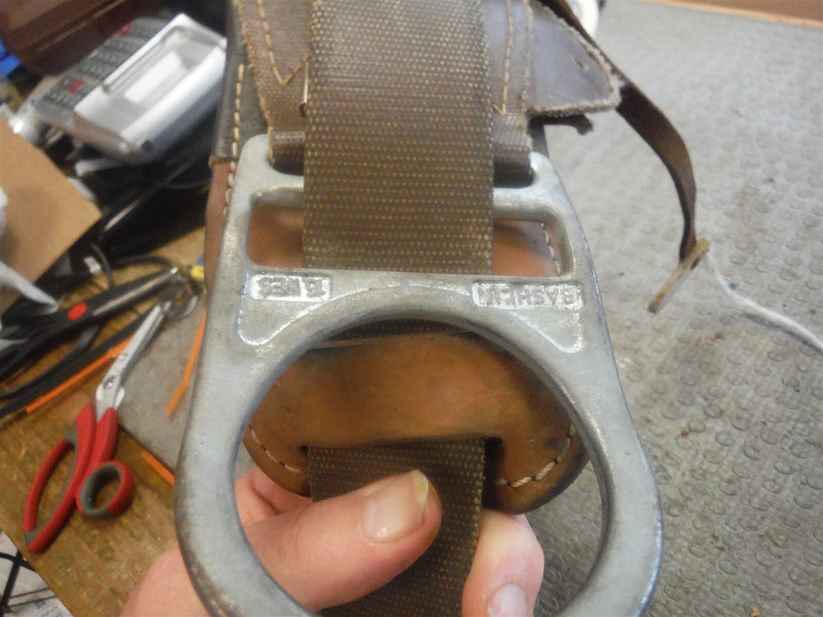 Bashlin Linesman belt 1511n size D26 good cond. Belt only No pole strap * BW9