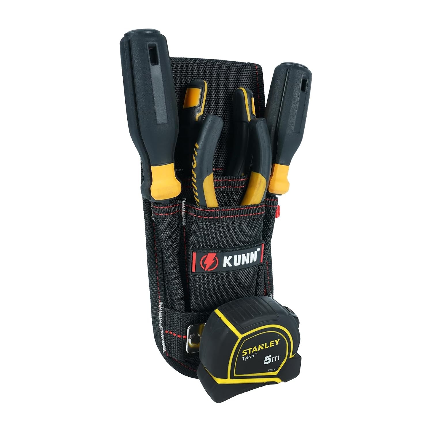 Small Tool Pouch with Belt Clip Utility Tool Organizer Pouch Tape Measure Holder