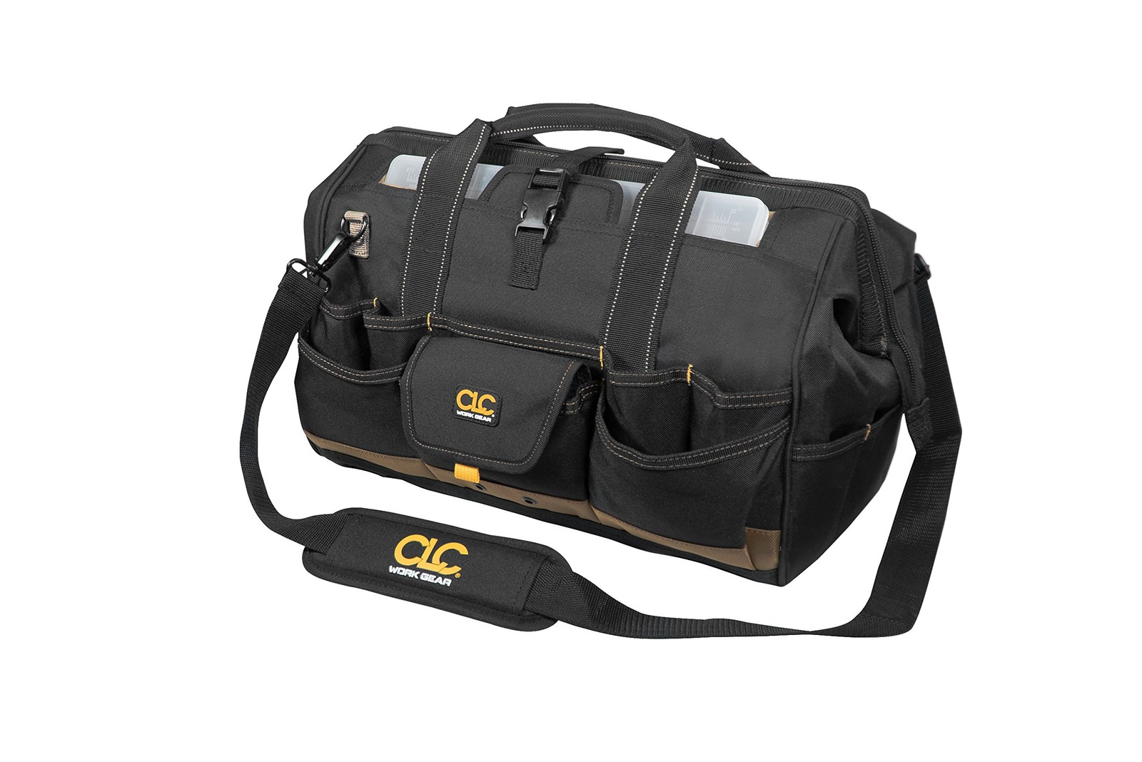 CLC Custom Leathercraft 1535 Tote Bag with Plastic Tray, 18 in., 37 Pocket