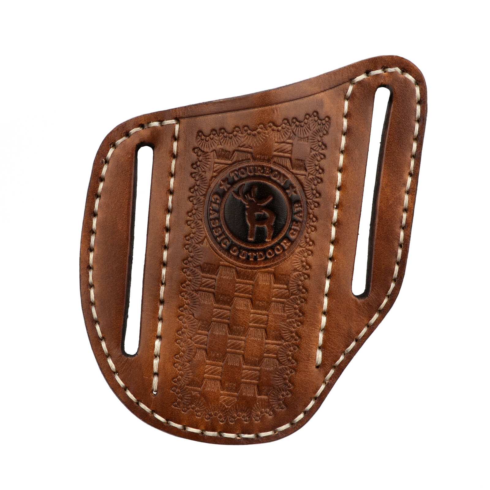 Leather Folding Knife Sheath Belt Pouch EDC Pocket Tool Holder Camping-Clearance