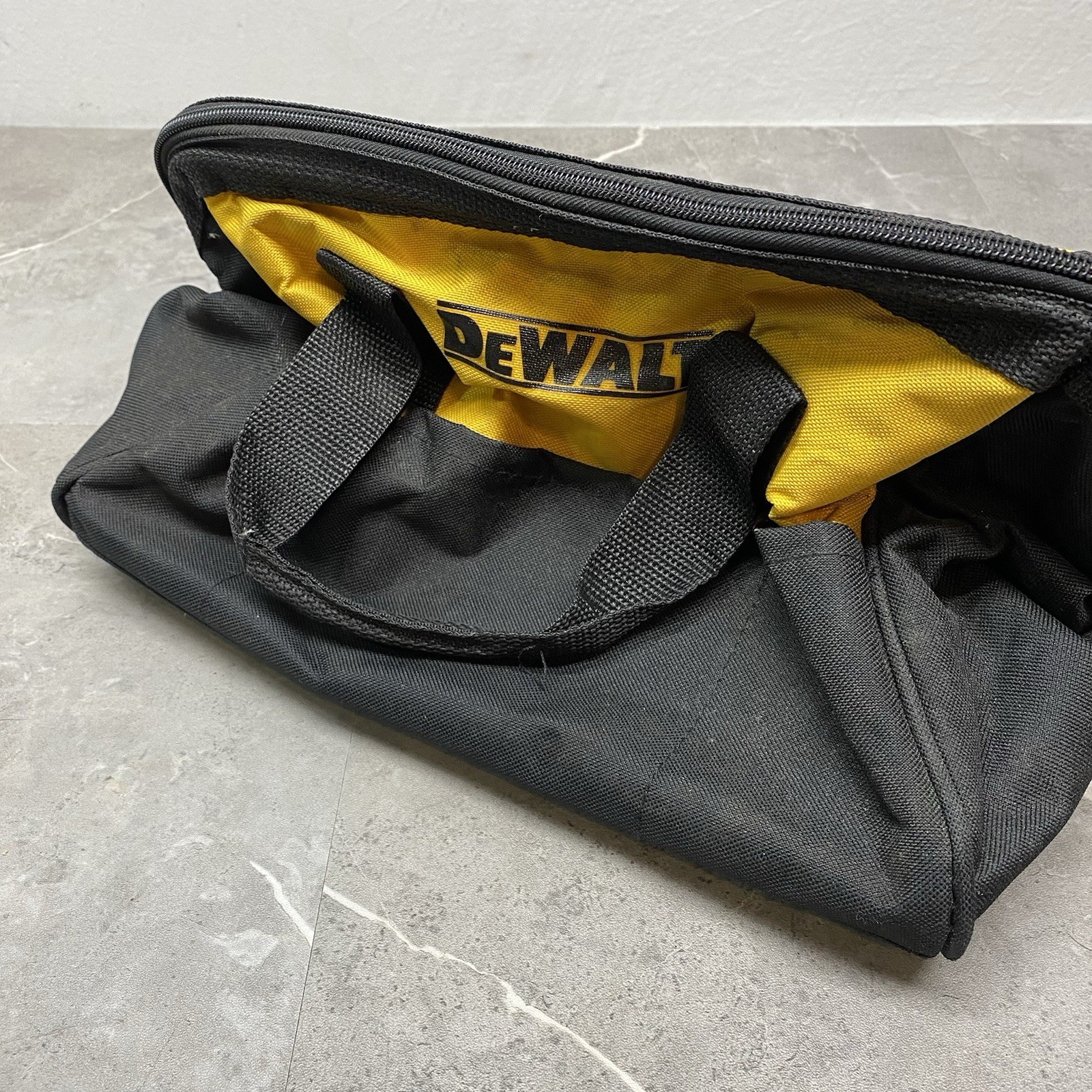 DEWALT Heavy Duty Tool Bag Soft Sided Carrying Storage Case Black Yellow OEM