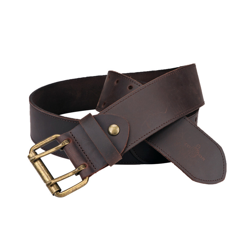 Leather Tools Holster Carry Work Belt 2″ Double Roller Buckle Rig Belt-Xmas Gift