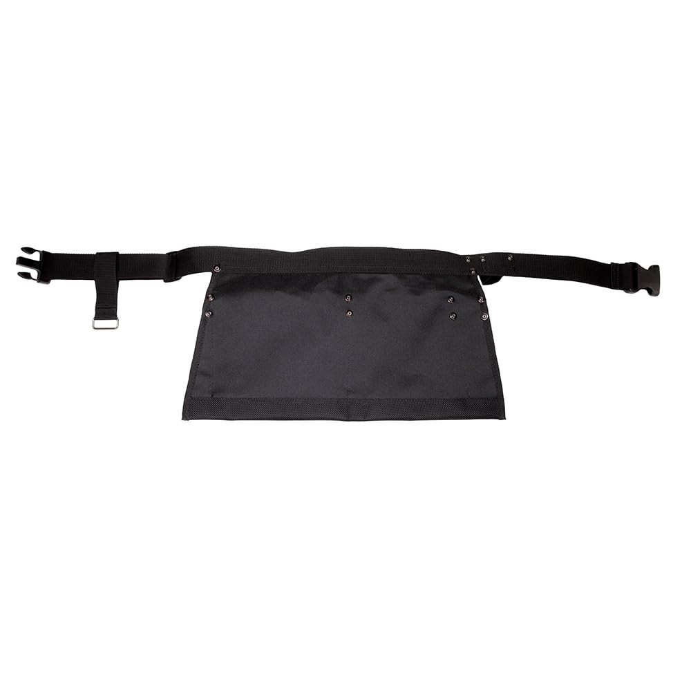 Klein Tools 5244 Tool Apron, Tape Thong and Four Reinforced 4-Pocket, Black