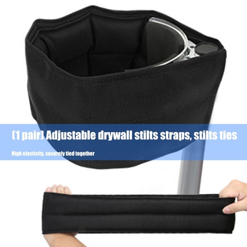 Durability Tear Resistant Drywalls Stilts Strap with Sticker Fastening Safety
