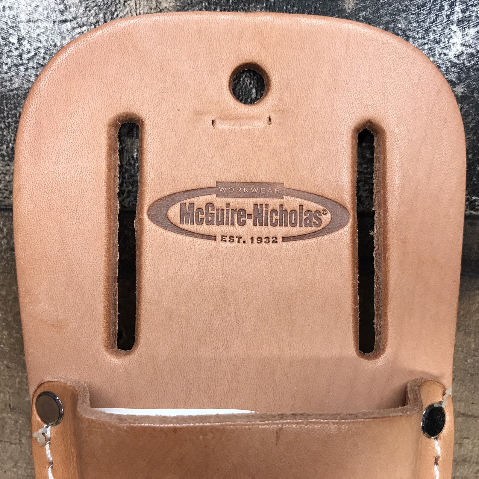 Vintage McGuire Nicholas Plier Holder 418 Heavy Saddle Leather *Made In Mexico*