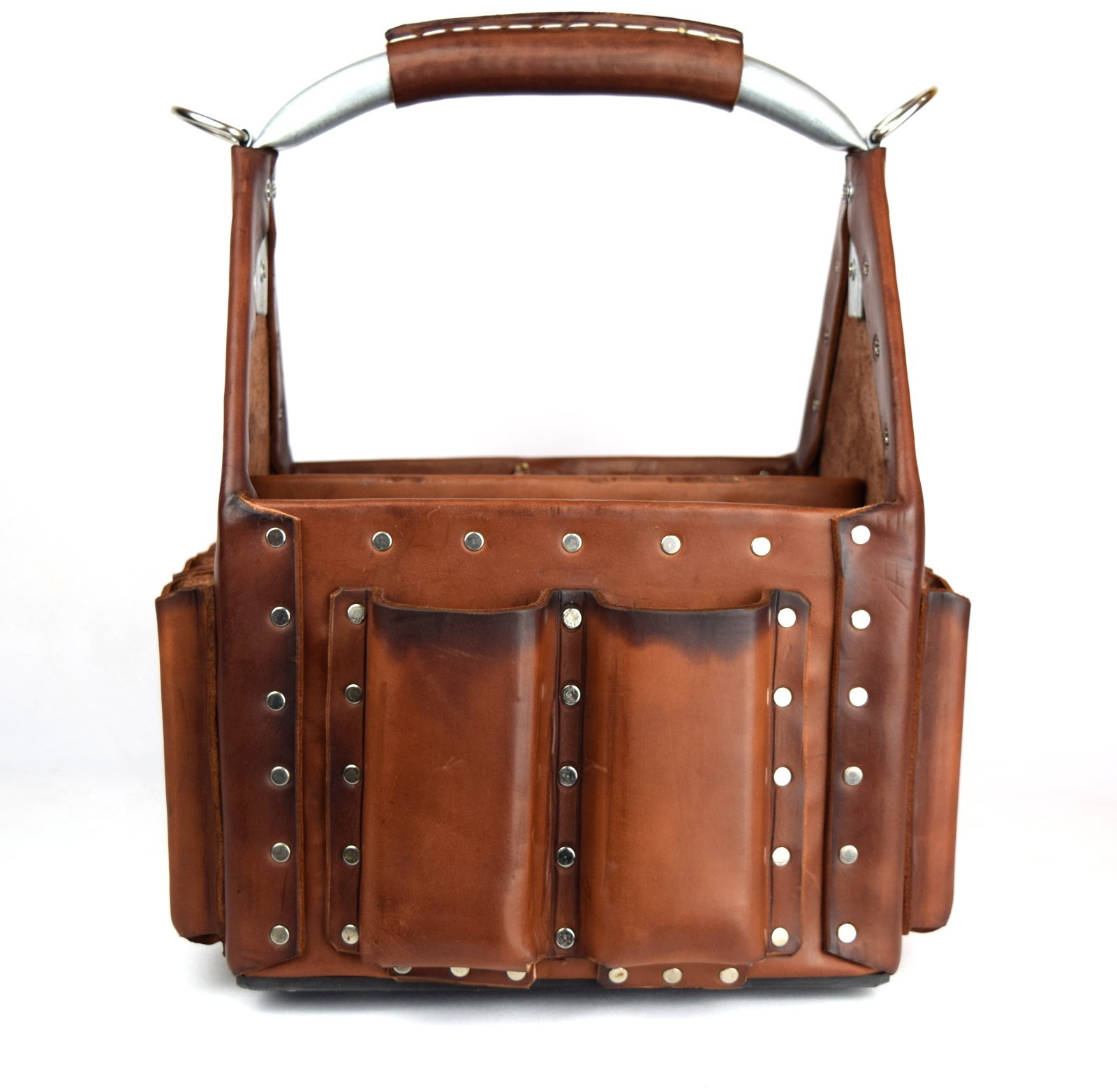Electrician Leather Tool Bag Tuff-Tote Journeyman’s Stronghold tote 10X10 ANP