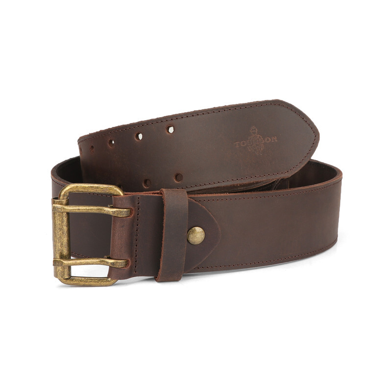 Leather Tools Holster Carry Work Belt 2″ Double Roller Buckle Rig Belt-Xmas Gift
