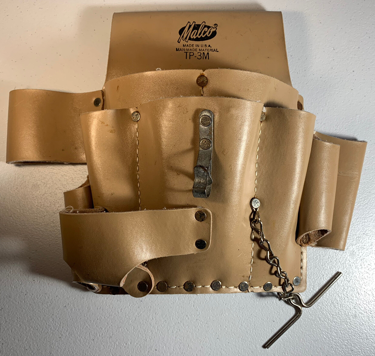MALCO TP-3M TOOL BELT USA MAN MADE MATERIAL