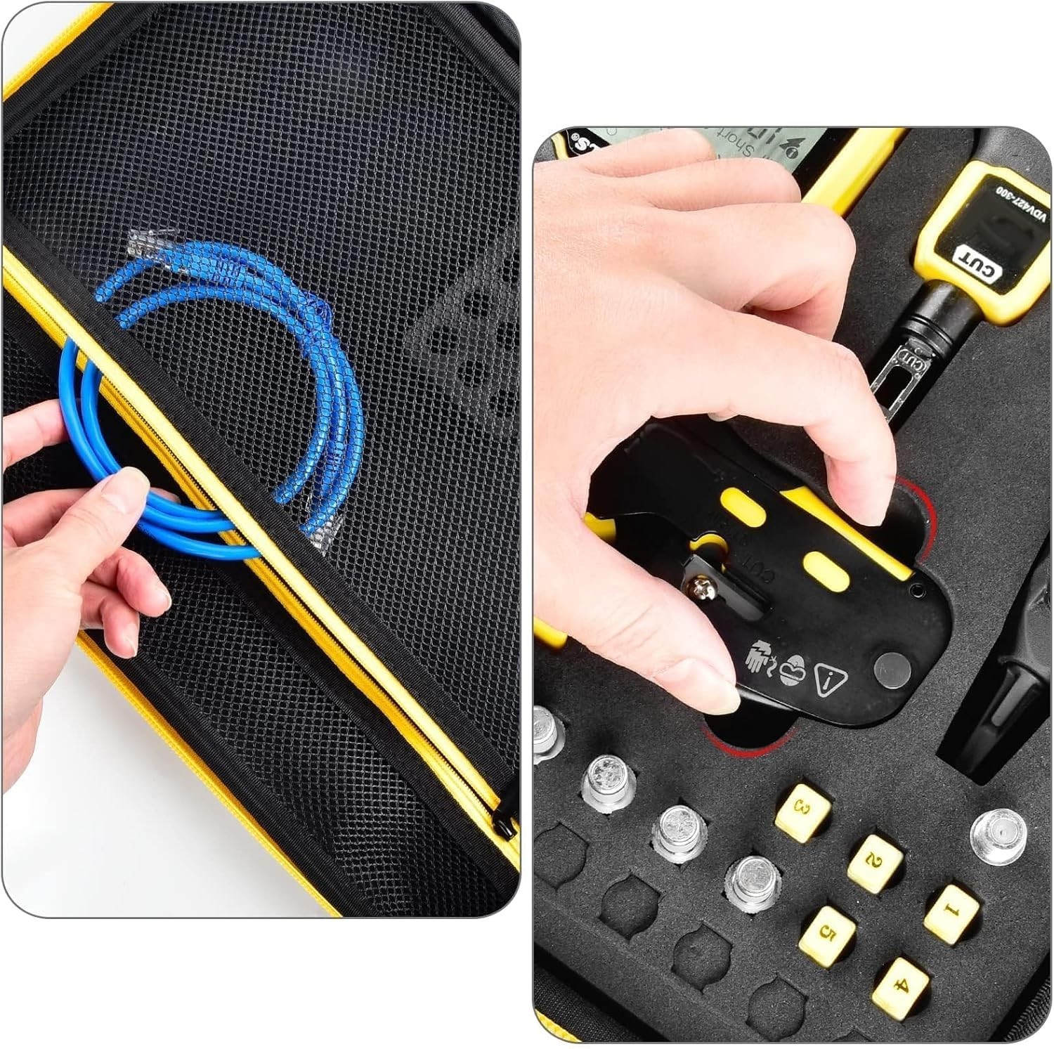 Classic Portable Storage Case for Klein Tools: Zipper Closure, 13.25″L x 9.5″W