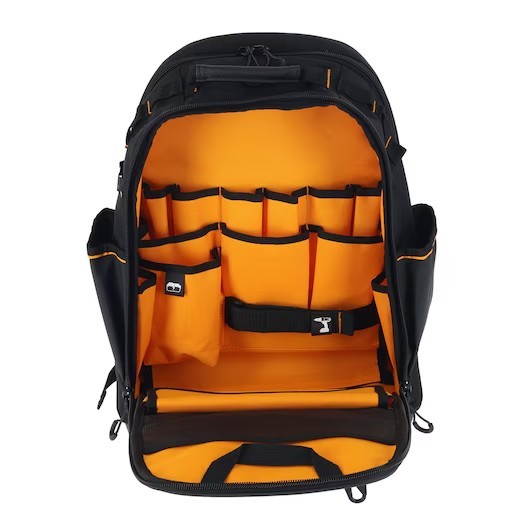 DEWALT McLaren Backpack Tool Bag Waterproof Dustproof 43 Pockets DWST60122-1