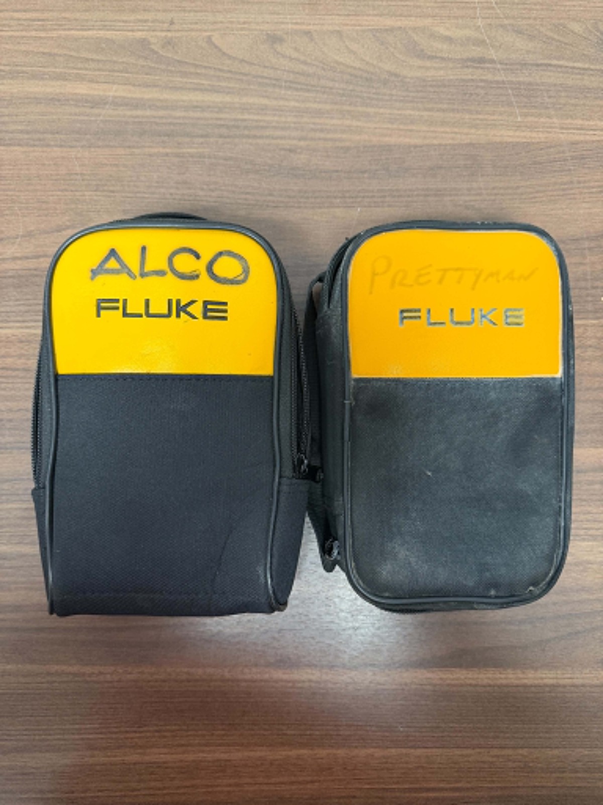 Lot Of 2 Nylon And Leather Pouches For Fluke 1815