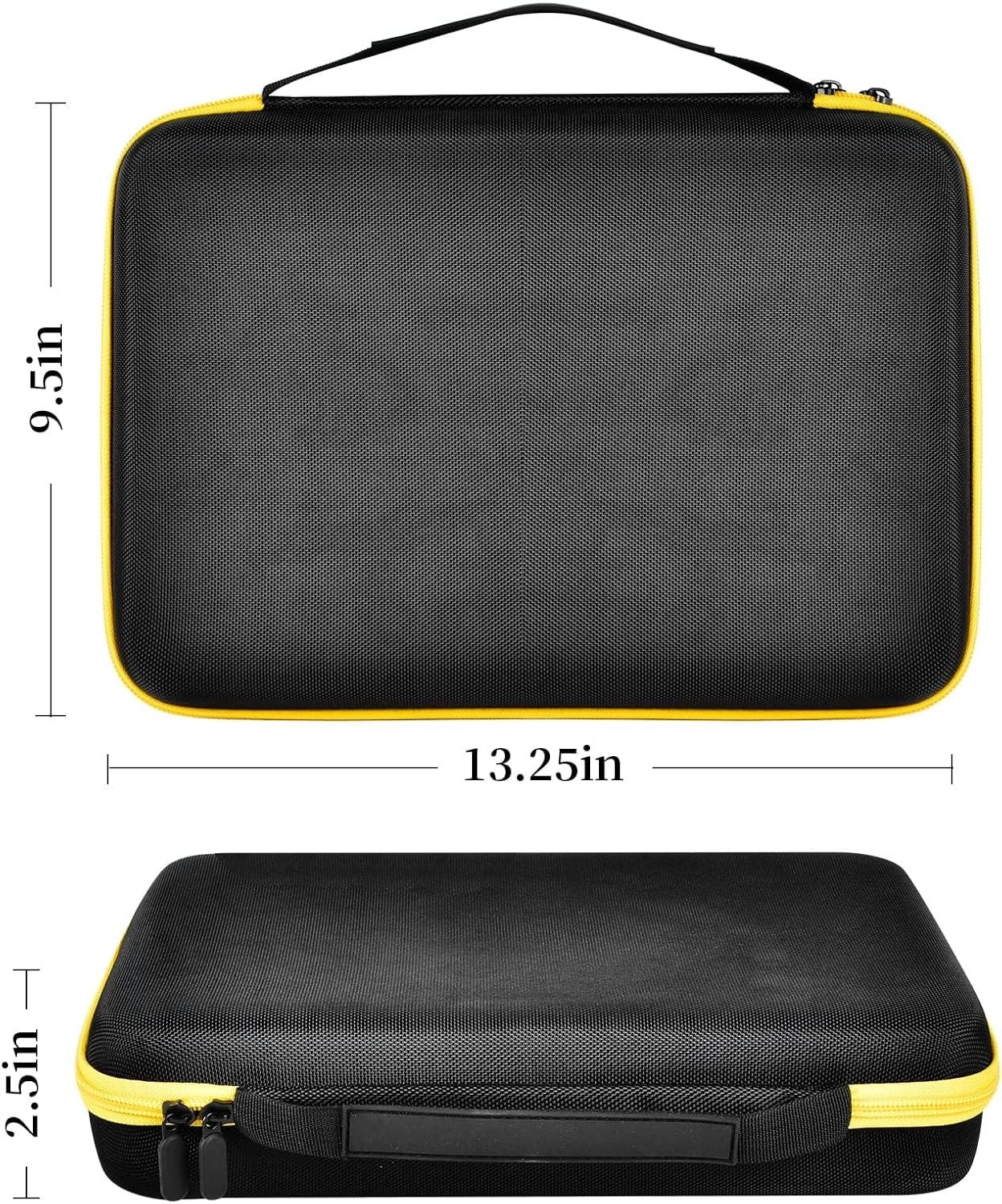 Travel Case for Klein Tools -851, -110, and Accessories – Yellow Zipper