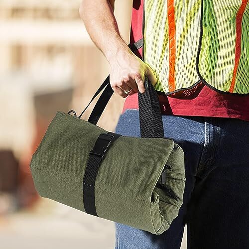 Multipurpose Roll Up Tool Bag Wrench Pouch Tool Carrier Tote with Zipper