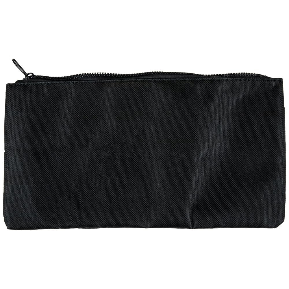 Klein Tools VDV770500 Nylon Zipper Pouch, Divided Black Tool Bag, Various Use…