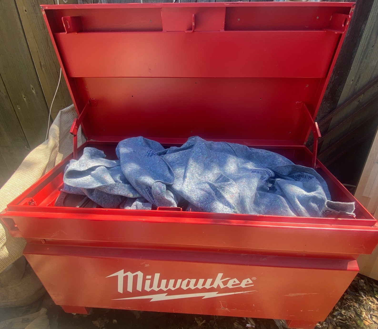 Milwaukee Electric lTool Mobile Tool Storage, Heavy Duty Metal & Wood Top