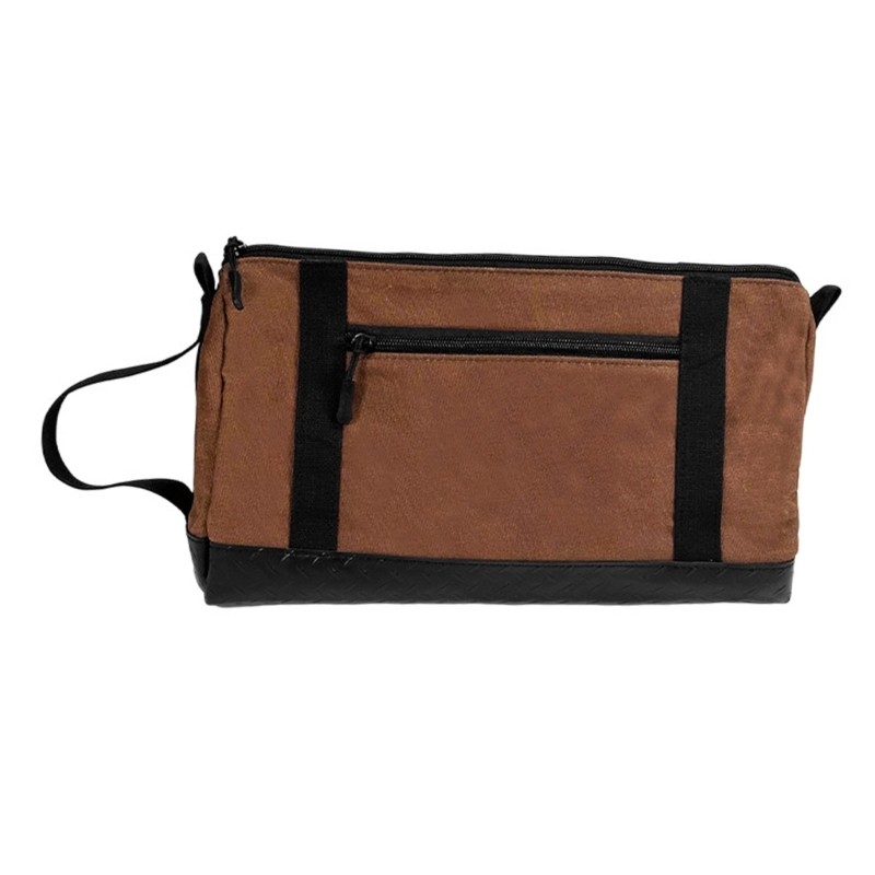Large Capacity Waxed Canvas Tool Bag Tear Resistant Pouch For Industrial Use
