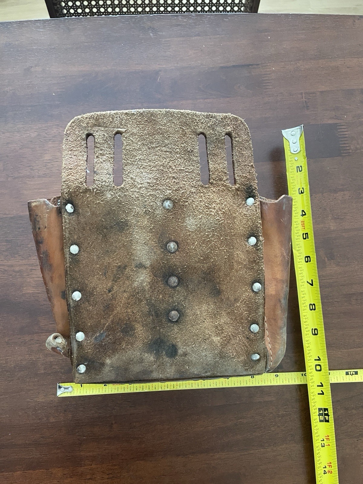 Klein Tools 5165 10 Pocket Tan Leather Tool Pouch Electrician lineman’s pouch