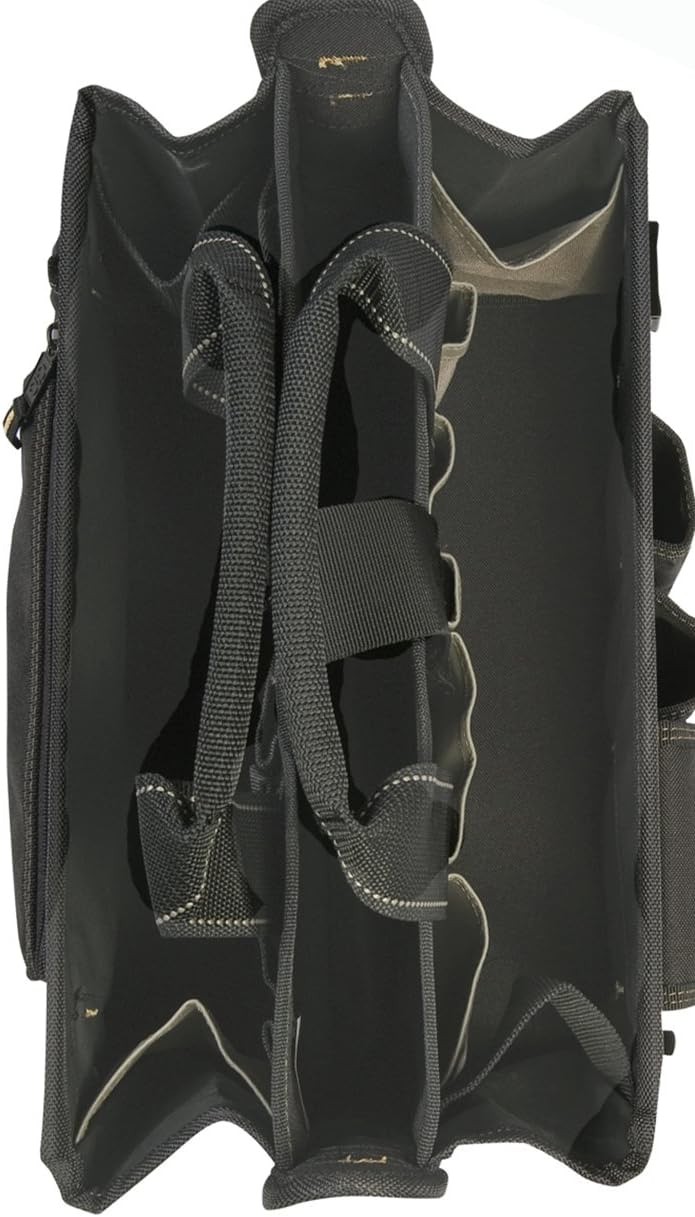 CLC Custom LeatherCraft 1529 16 In. Center Tray Tool Bag, 16 Pocket