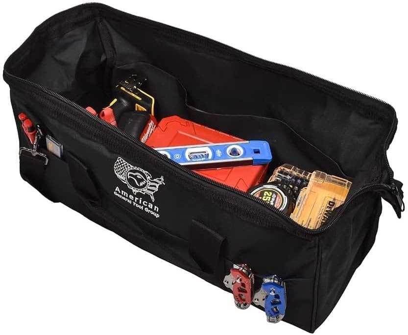 24 Inch Heavy-Duty Contractor Tool Bag Water-Resistant