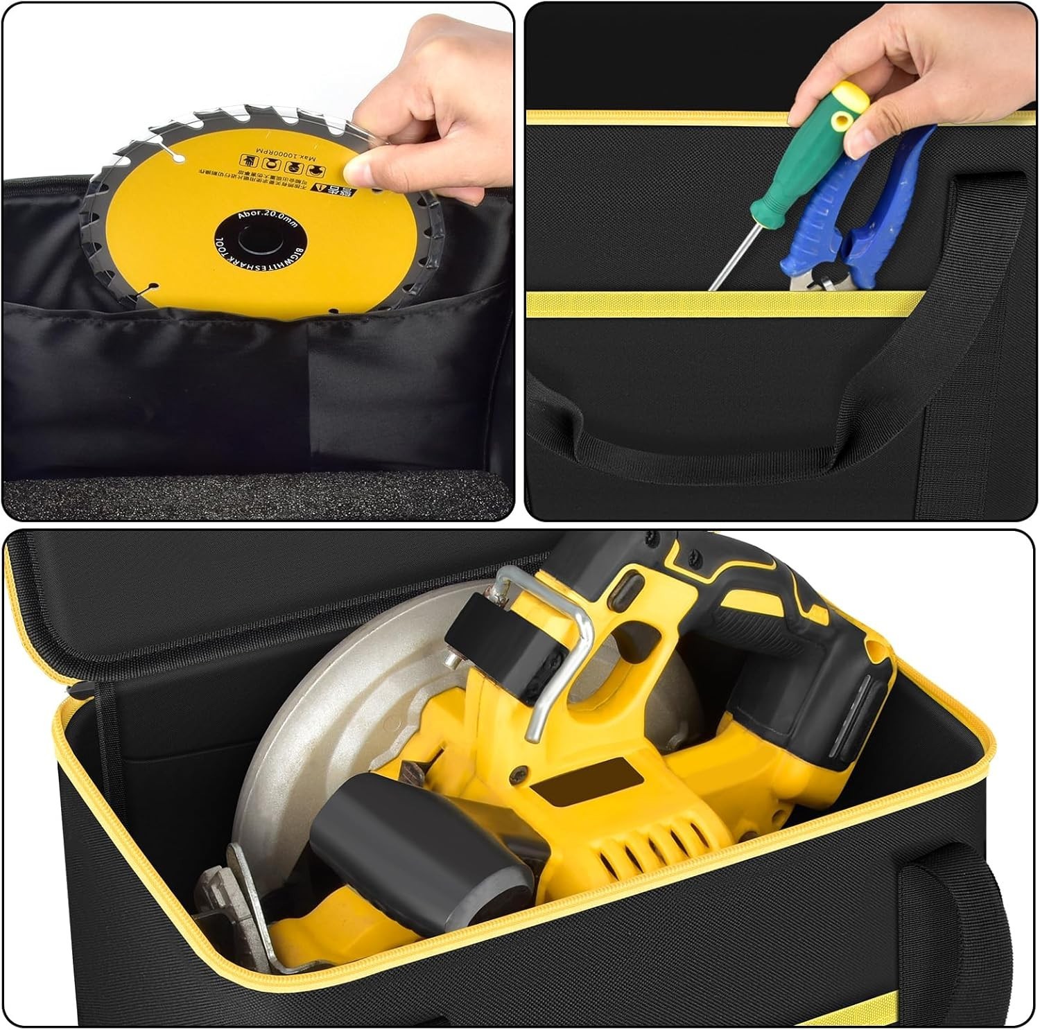 Universal Tool Bag for DEWALT 20V MAX 7-1/4-Inch DCS573/DCS570B, for Milwauke…