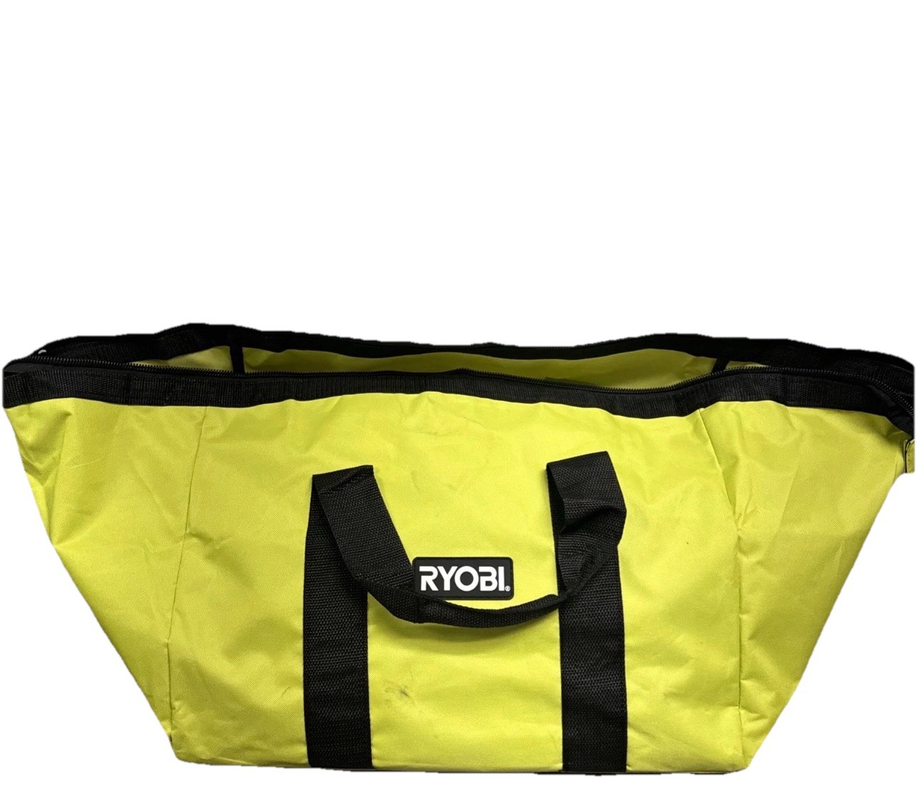 RYOBI Contractor Canvas Tool Bag Large Green Black Soft Side 903209044 OB