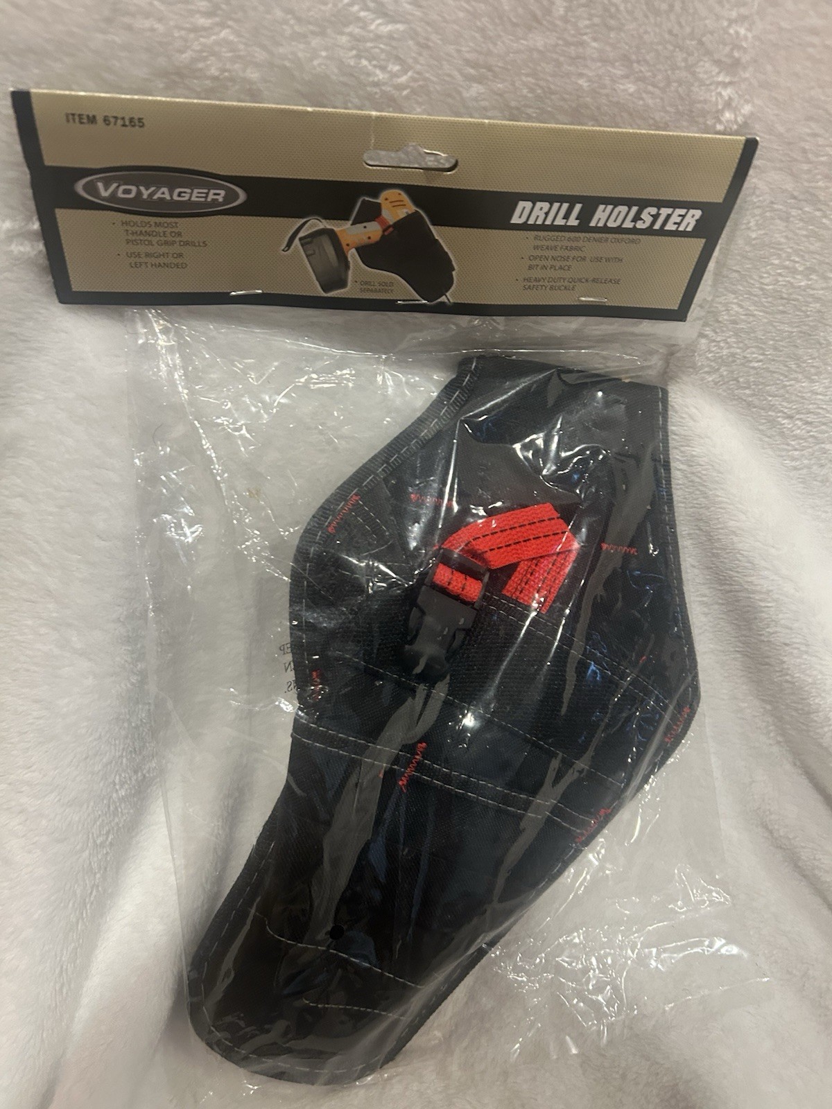 Drill Holster Holder Attaches To Tool Belt Voyager Power Cordless Drills Pouch