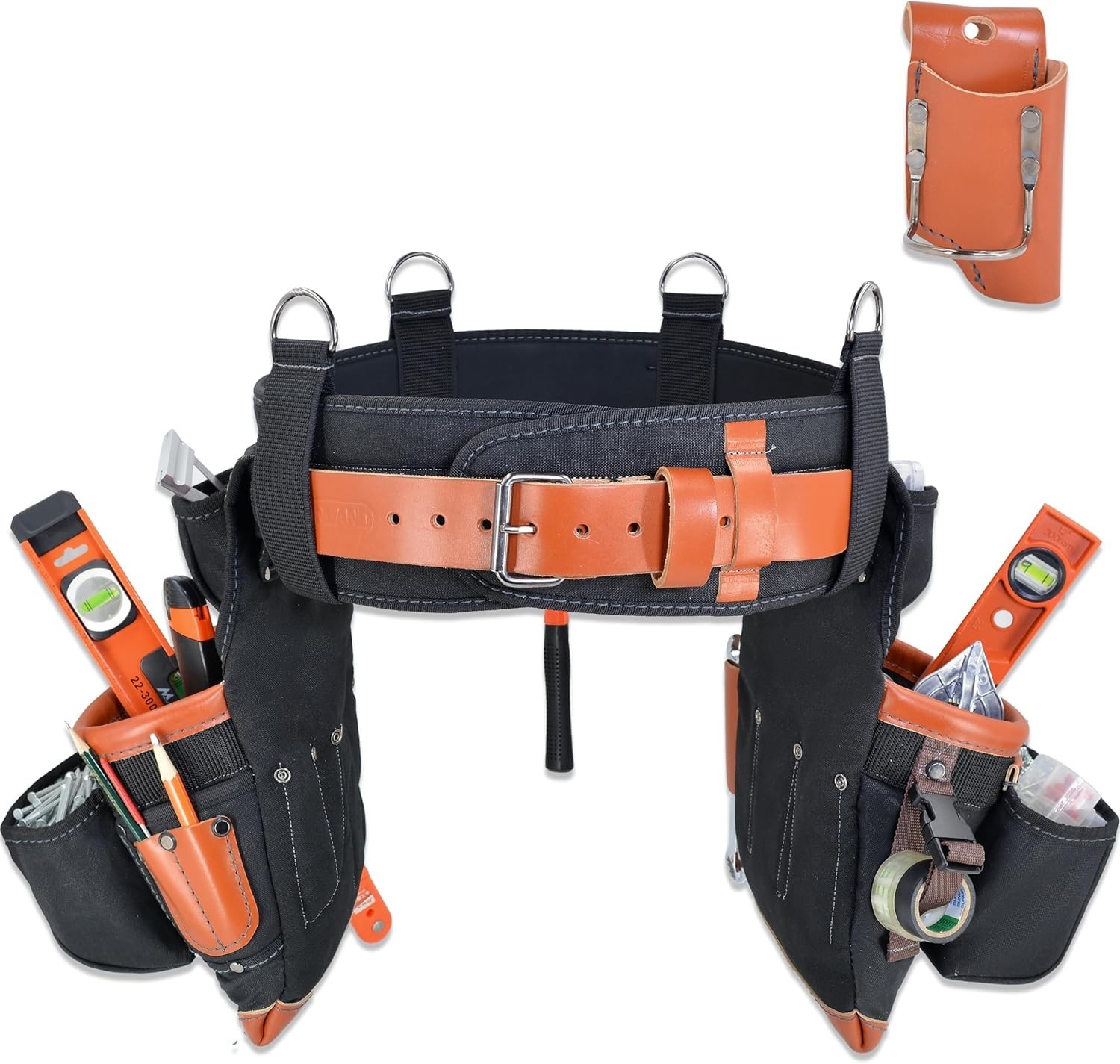 WELKINLAND 22-Pocket Buffalo Leather Tool Belt Bags *NEW*