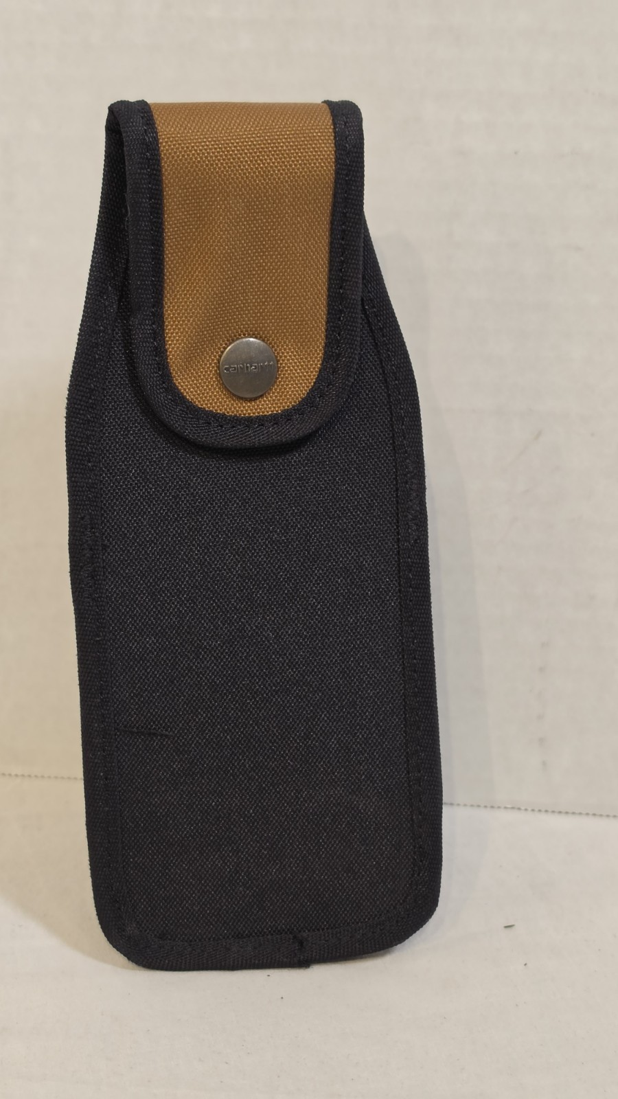 Carhartt Beverage Holster Belt Clip Snap Cup Holder Polyester, Black/Tan