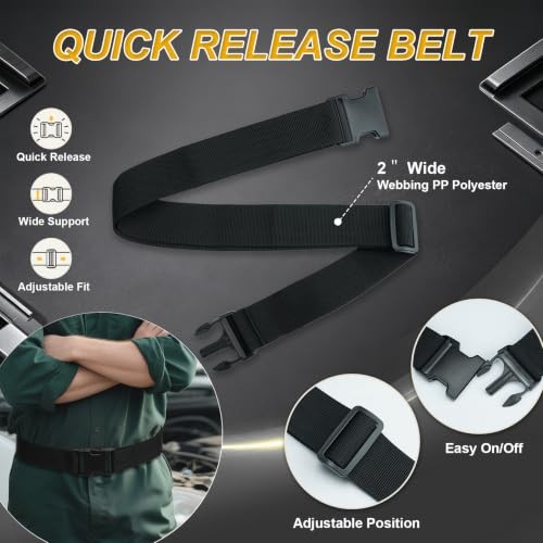 Medium Ziptop Tool Pouch with Belt Clip,16-Pocket Heavy Duty Grey Pouch + Belt