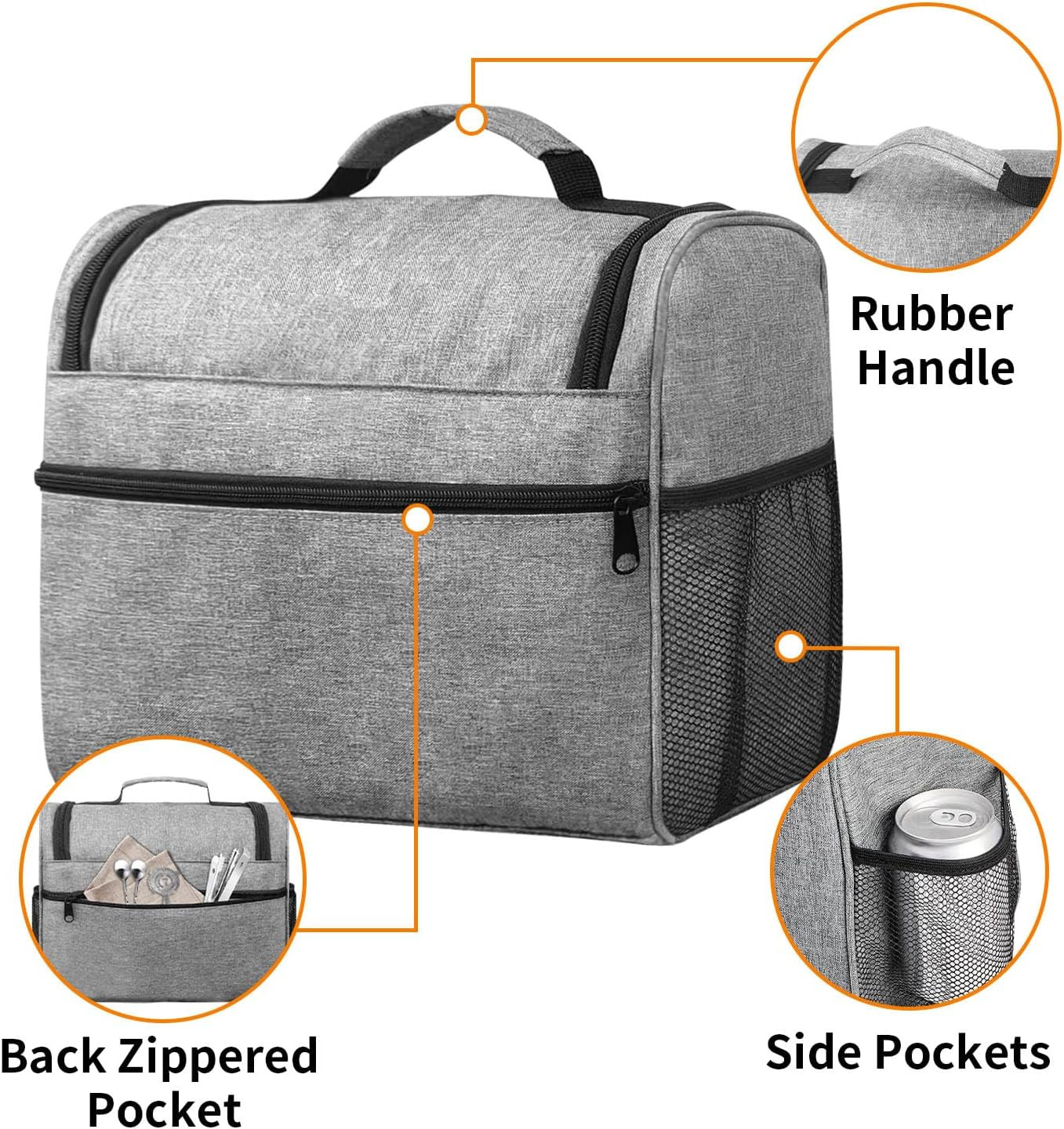 Portable Bartender Bag with Handle – Professional Bar Tool Organizer for Travel