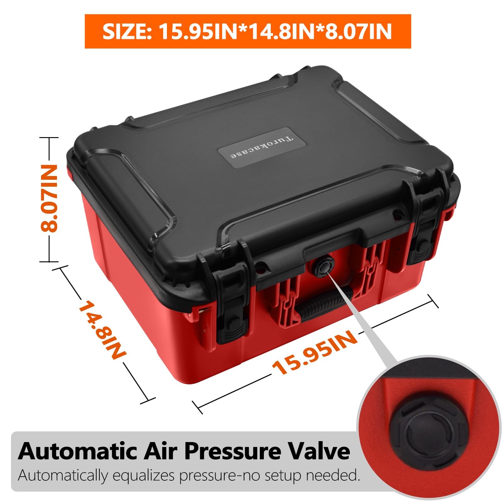 Air Compressor Hard Storage Case for Milwaukee M18 Inflator 2848-20 – Waterpr…