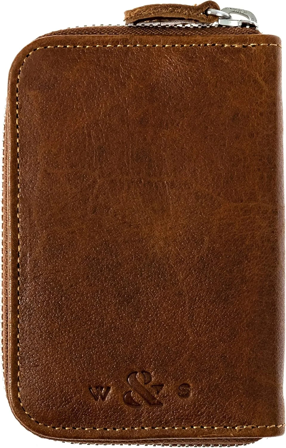 Leather Zipper Screwdriver Case (No Tools) by W&S for Travel and Storage of Scre