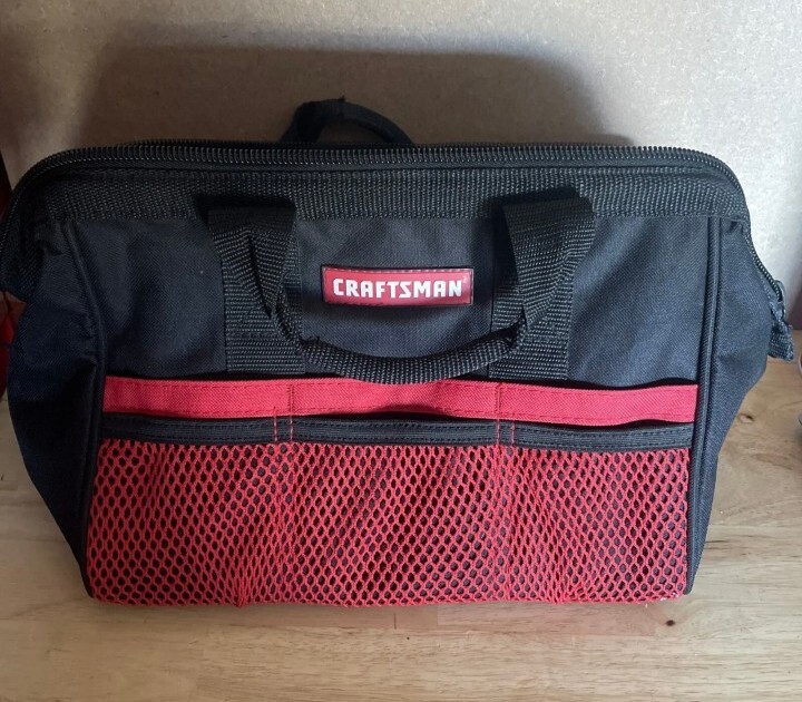 Craftsman Tool Bag 37537 ~13″ x 10″ x 8″ Hand Carrying Protector Case w/ Pockets