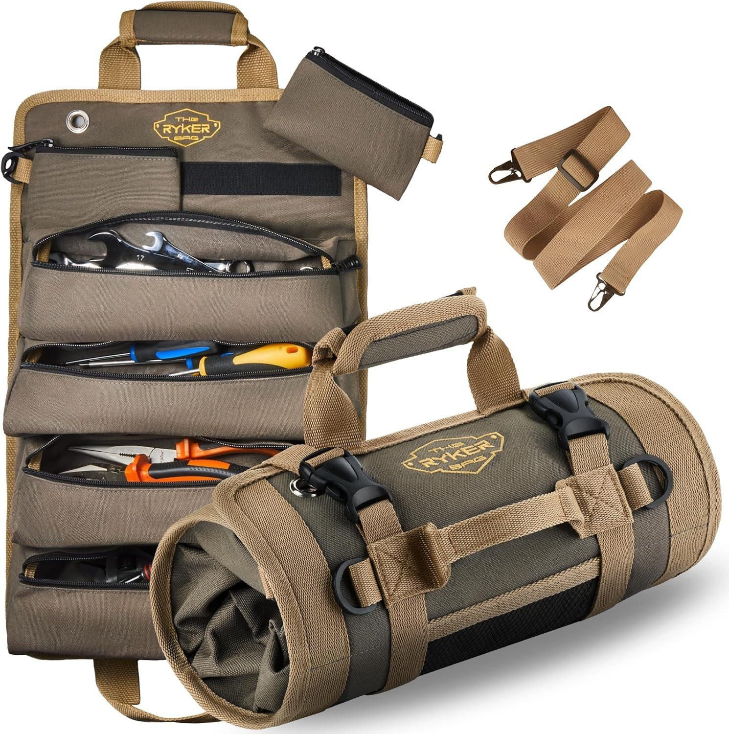 Mechanic Tool Bag Organizer with Heavy Duty Design and Convenient Storage
