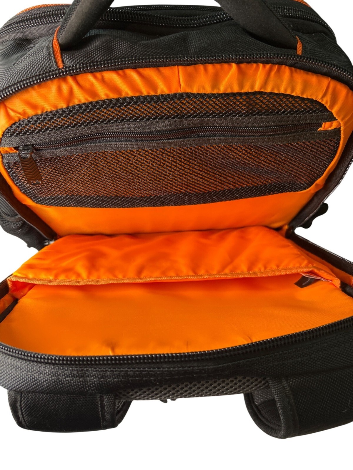 Klein Tools Tradesman Pro Backpack Heavy Duty With Molded Base Black & Orange
