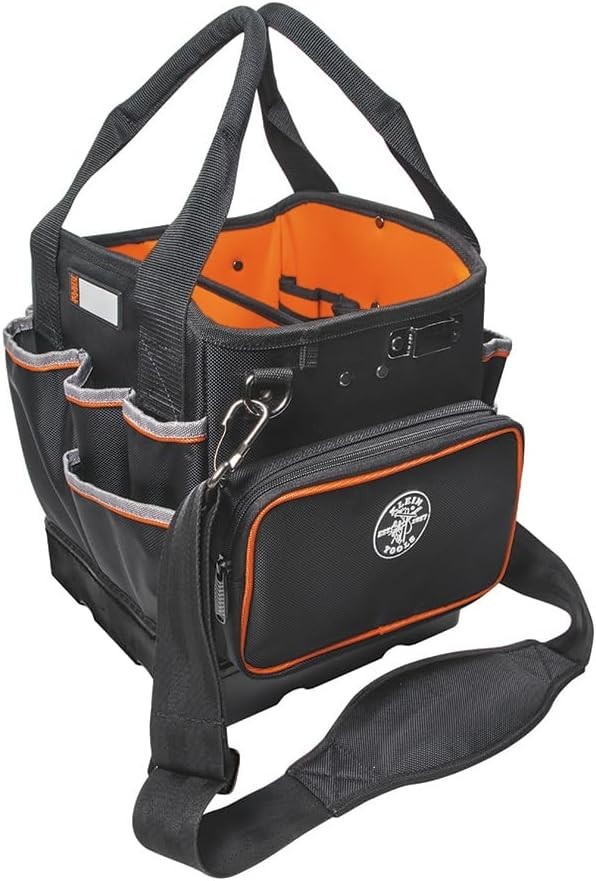Klein Tools 5541610-14 Tool Bag with Shoulder Strap 40 Pockets for Tool Storage